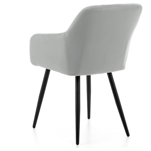 Krzesło tapicerowane ORTE zielony welur do salonu jadalni