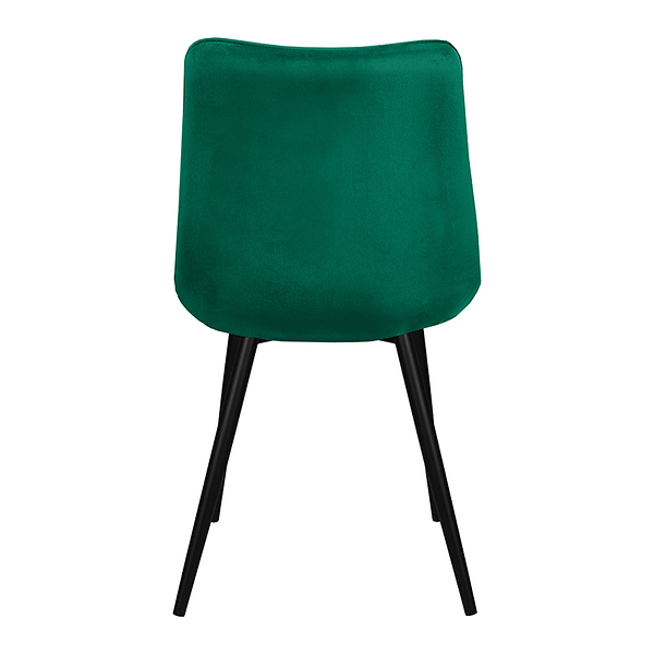 Krzesło tapicerowane welurowe pikowane do salonu jadalni