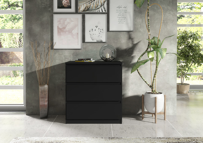 Komoda 3 szuflady kaszmir