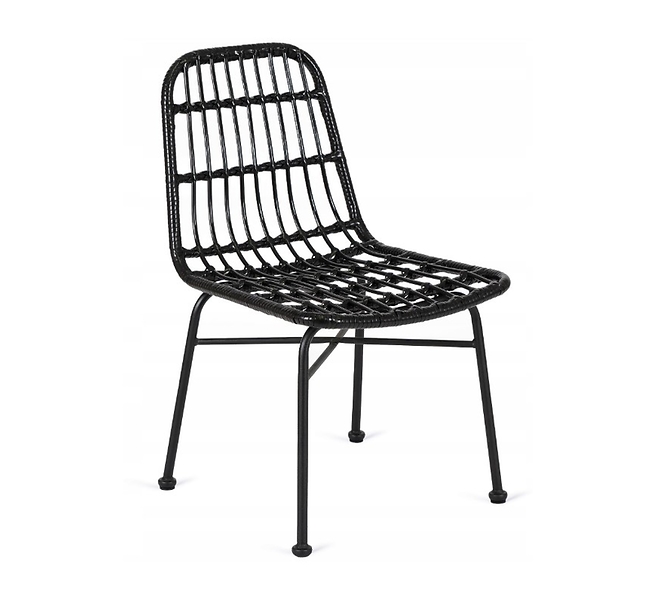 Krzesło Ogrodowe Rattanowe Skandynawskie Do Kuchni WALDI