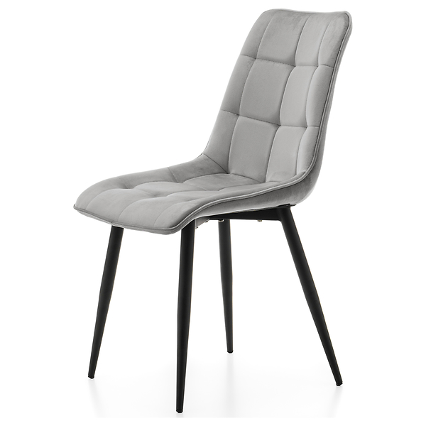 Krzesło tapicerowane welurowe CHIC velvet aksamit zielony