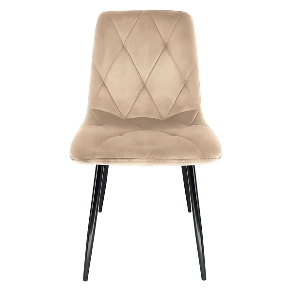 Krzesło Storczyk ciemno niebieskie welur do salonu do jadalni  Begryf