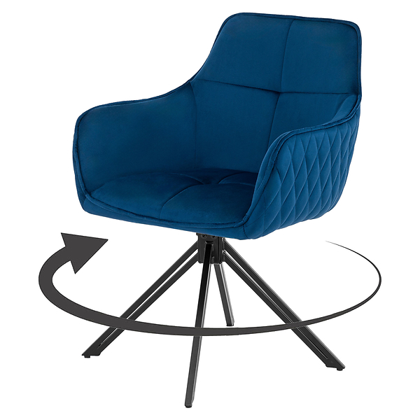 Krzesło obrotowe SC001 | Zielony | Welur 56 | Nogi czarne