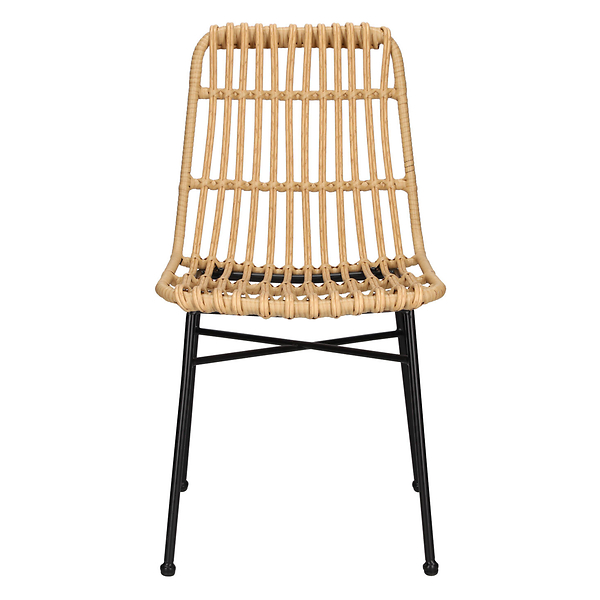 Zestaw 2 KRZESŁA Surabaya technorattan i stal profilowane