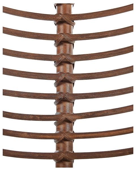 Krzesło z rattanu jadalnia salon brązowe