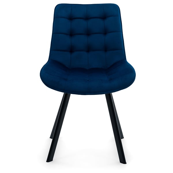 Krzesło Tapicerowane Welurowe Do Salonu Jadalni Zielone TORI