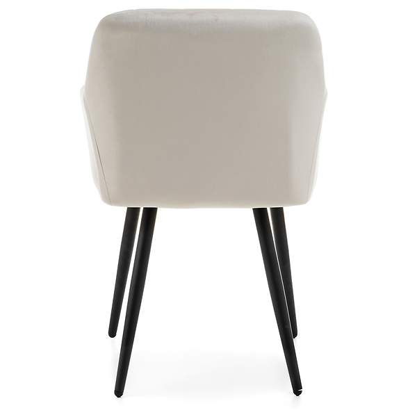 Krzesło tapicerowane ORTE zielony welur do salonu jadalni