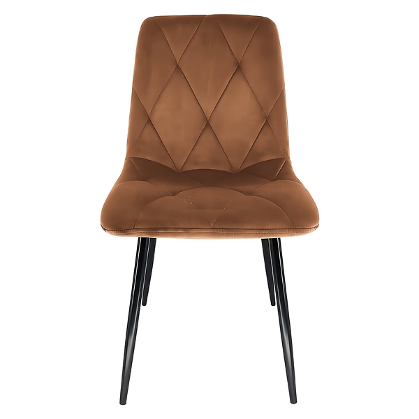 Krzesło Storczyk ciemno niebieskie welur do salonu do jadalni  Begryf