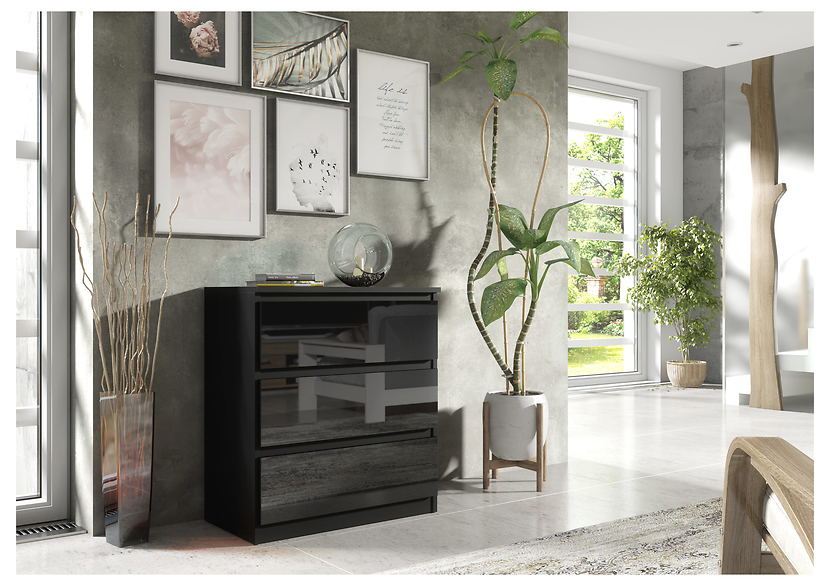 Komoda 3 szuflady kaszmir