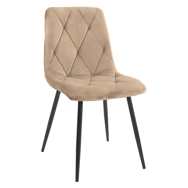 Krzesło Storczyk ciemno niebieskie welur do salonu do jadalni  Begryf