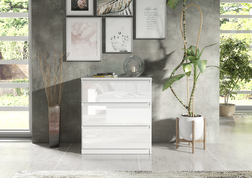 Komoda 3 szuflady kaszmir