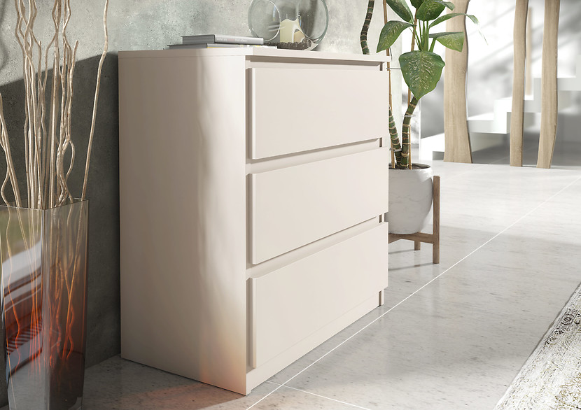 Komoda 3 szuflady kaszmir