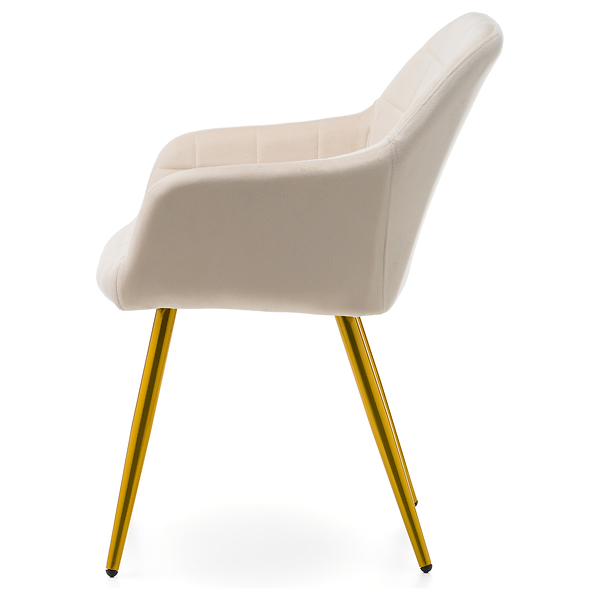 Krzesło tapicerowane ORTE zielony welur do salonu jadalni