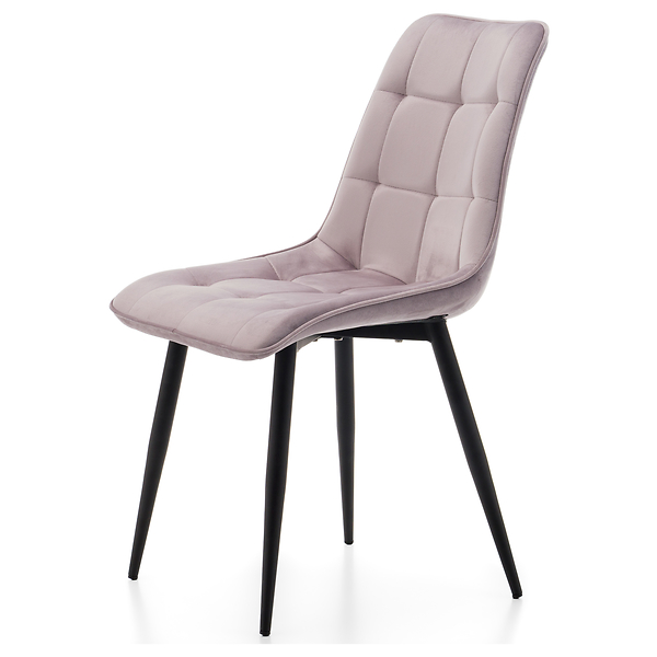 Krzesło tapicerowane welurowe CHIC velvet aksamit zielony