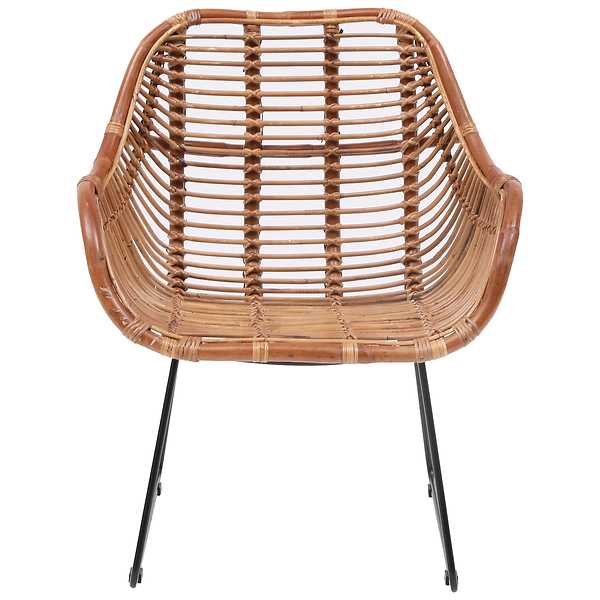 Zestaw 2 krzeseł z metalu i włókien