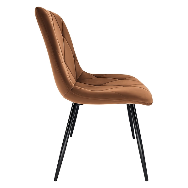 Krzesło Storczyk ciemno niebieskie welur do salonu do jadalni  Begryf