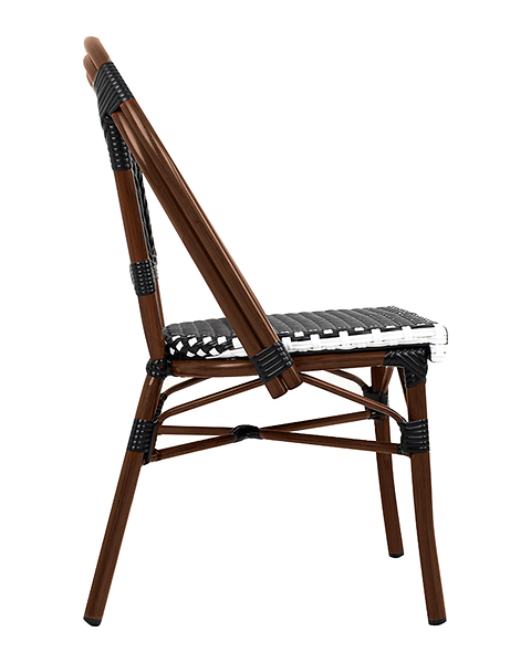 Krzesło CAFE PARIS brązowe rattan