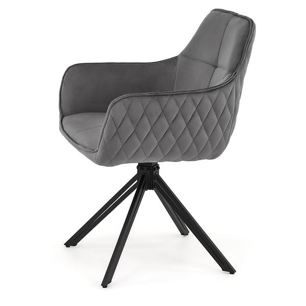 Krzesło obrotowe SC001 | Zielony | Welur 56 | Nogi czarne