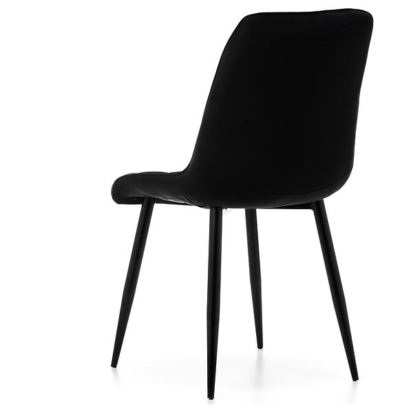 Krzesło tapicerowane welurowe CHIC velvet aksamit zielony