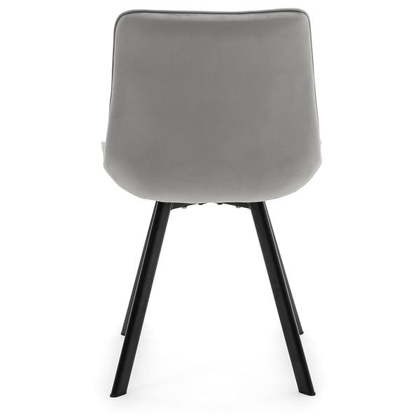 Krzesło Tapicerowane Welurowe Do Salonu Jadalni Zielone TORI