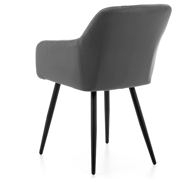 Krzesło tapicerowane ORTE zielony welur do salonu jadalni