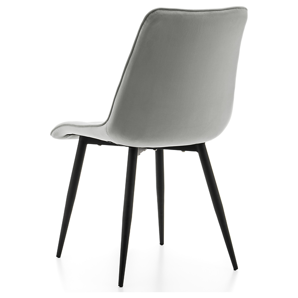 Krzesło tapicerowane welurowe CHIC velvet aksamit zielony