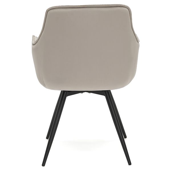 Krzesło obrotowe DC0084-3 | welur | szare