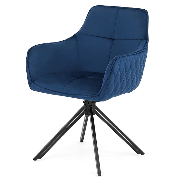 Krzesło obrotowe SC001 | Zielony | Welur 56 | Nogi czarne