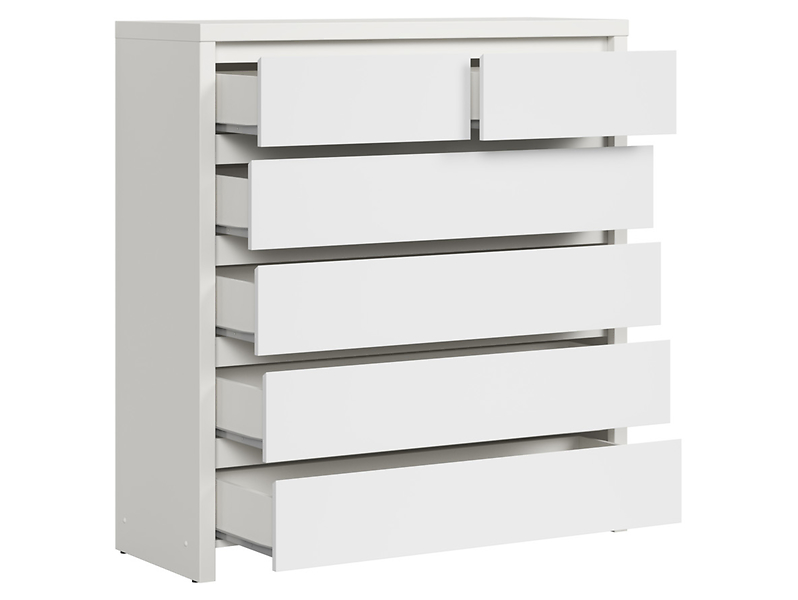 Komoda Kaspian 105 cm z 6 szufladami wenge