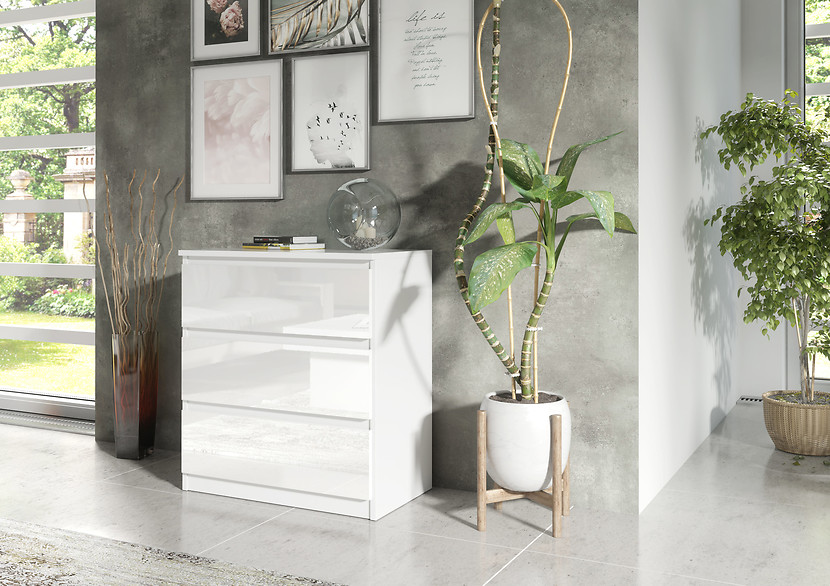 Komoda 3 szuflady kaszmir