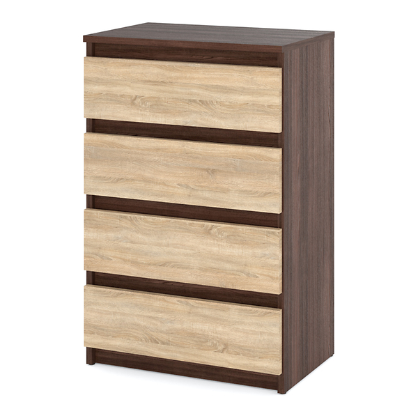 Komoda 4 szuflady 60cm hugo szafka do sypialni salonu szara