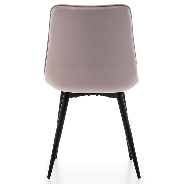 Krzesło tapicerowane welurowe CHIC velvet aksamit zielony