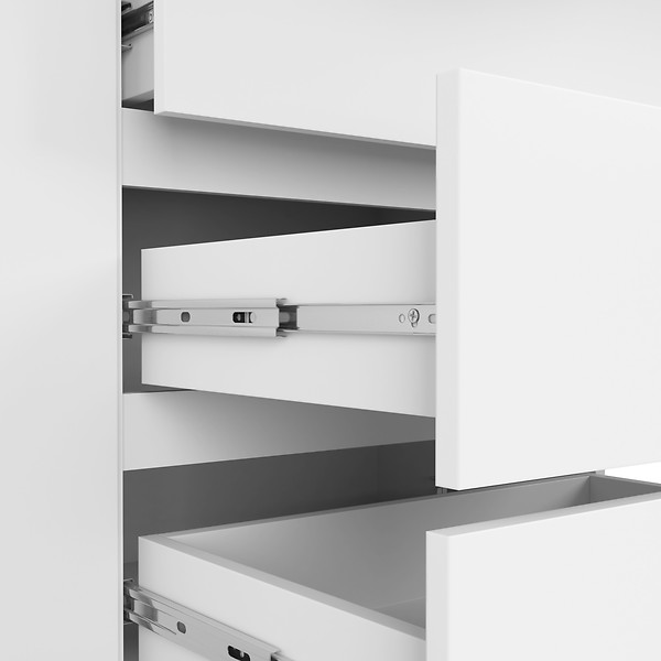 Komoda AKORD K013 Biała 160 cm Biały mat 160x40x99 cm