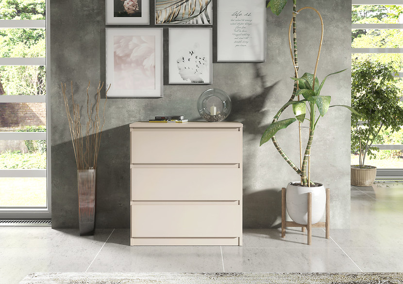 Komoda 3 szuflady kaszmir