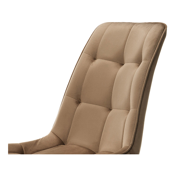 Krzesło tapicerowane welurowe CHIC velvet aksamit zielony