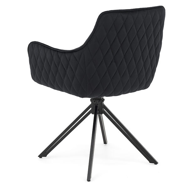 Krzesło obrotowe SC001 | Zielony | Welur 56 | Nogi czarne