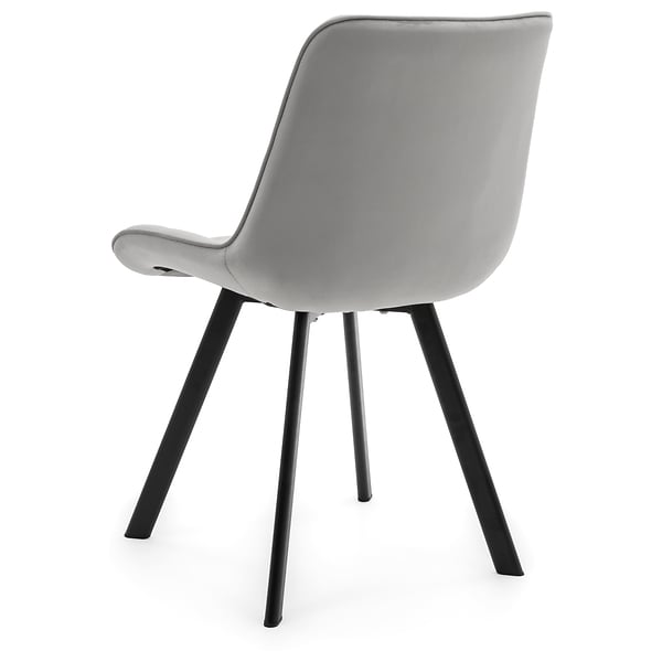 Krzesło Tapicerowane Welurowe Do Salonu Jadalni Zielone TORI