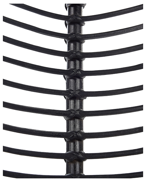 Krzesło z rattanu jadalnia salon brązowe