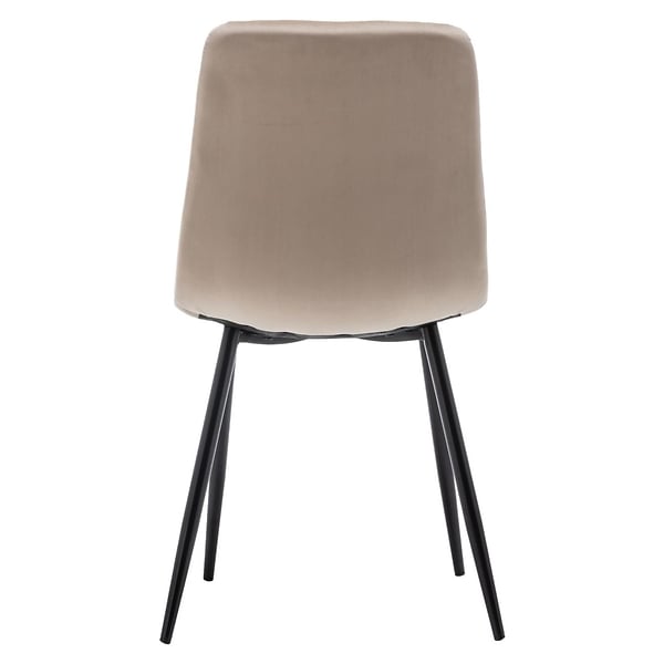 Krzesło Magnolia beżowe welur do salonu do jadalni do kuchni BEGRYF