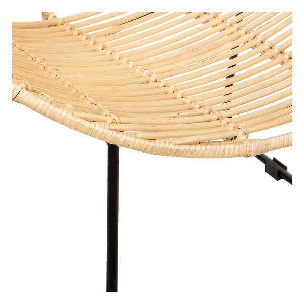 Krzesło wypoczynkowe LAORA, rattanowe