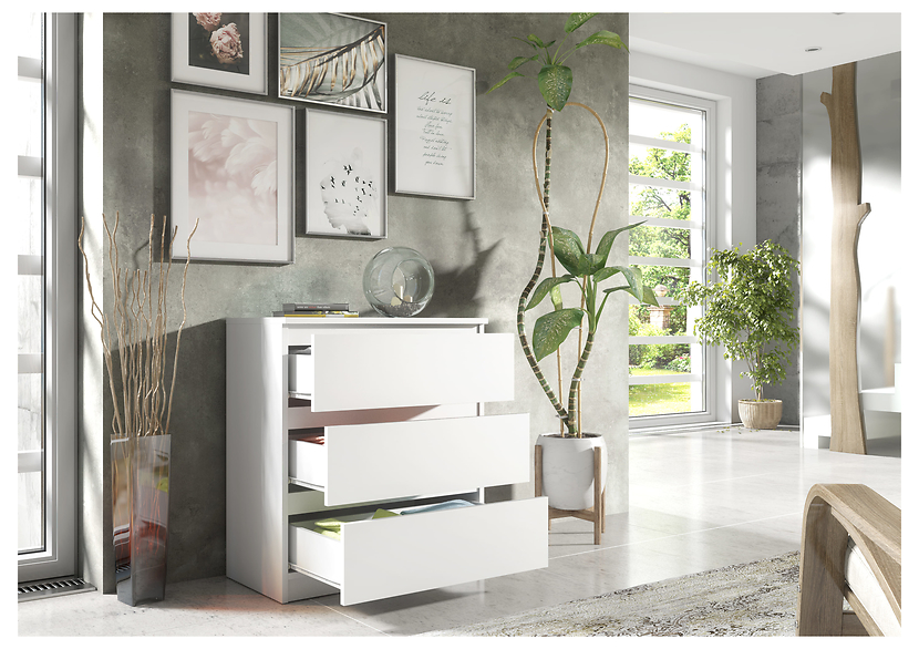 Komoda 3 szuflady kaszmir