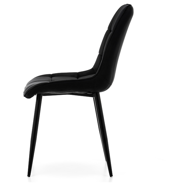 Krzesło tapicerowane welurowe CHIC velvet aksamit zielony