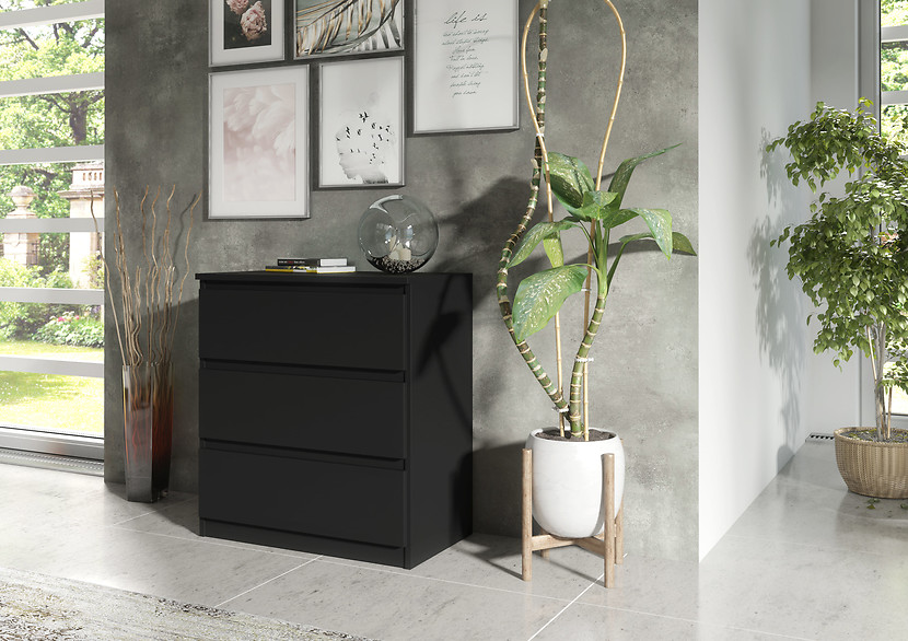 Komoda 3 szuflady kaszmir