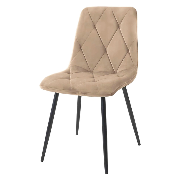 Krzesło Storczyk ciemno niebieskie welur do salonu do jadalni  Begryf