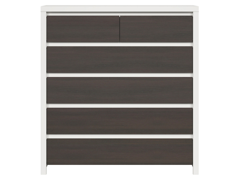 Komoda Kaspian 105 cm z 6 szufladami wenge