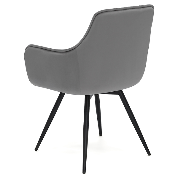 Krzesło obrotowe DC0084-3 | welur | szare