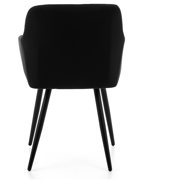 Krzesło tapicerowane ORTE zielony welur do salonu jadalni