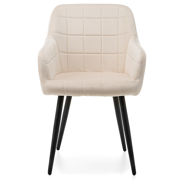 Krzesło tapicerowane ORTE zielony welur do salonu jadalni