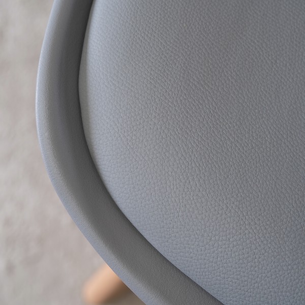 Krzesło Kuchenne Skandynawskie Szare Do Jadalni Kuchni Salonu Dąb SCANDI