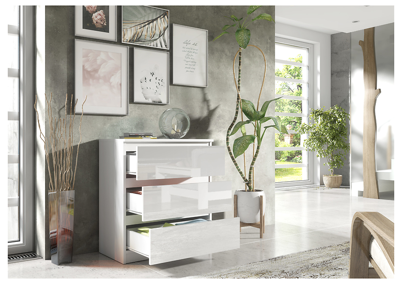 Komoda 3 szuflady kaszmir